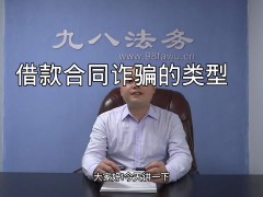 借款合同诈骗的类型 (0播放)
